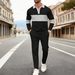 Nordmann Foreign Trade Autumn Winter Cross-Border Hot-Selling European And American Pants Long Sleeve Two-Piece Turn-Down_viptrois.com