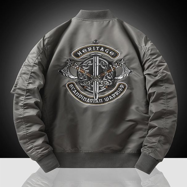 Men's Clothing Workwear Jacket New Air Force MA1 Pilot Jacket Men's Embroidered Baseball Jacket Large Size Coat Trend_viptrois.com