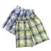 Men's Clothing Men's Style Casual Shorts Tie Dye Plaid Straight Leg Loose Fit Wide Leg Five Point Mid Length Summer_viptrois.com