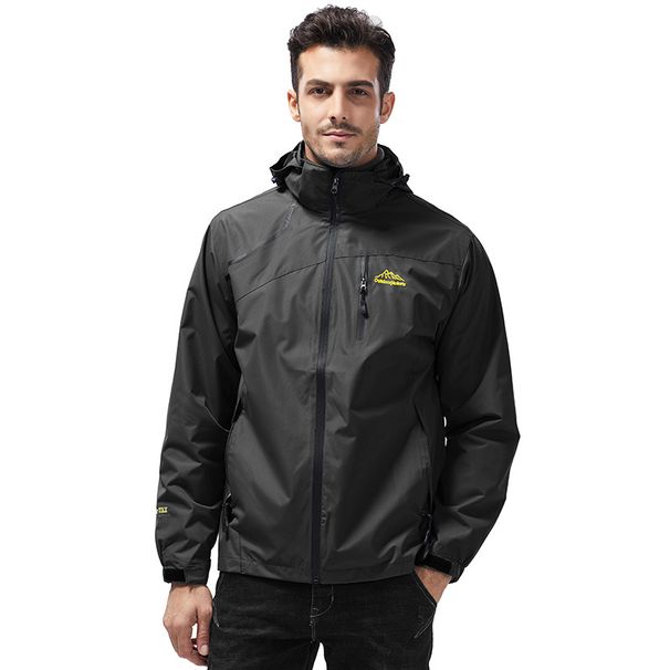 Men's Clothing Couple Household Rush Clothes Thin Sports Solid Color Jacket Waterproof Hooded Team Men's Mountainee_viptrois.com