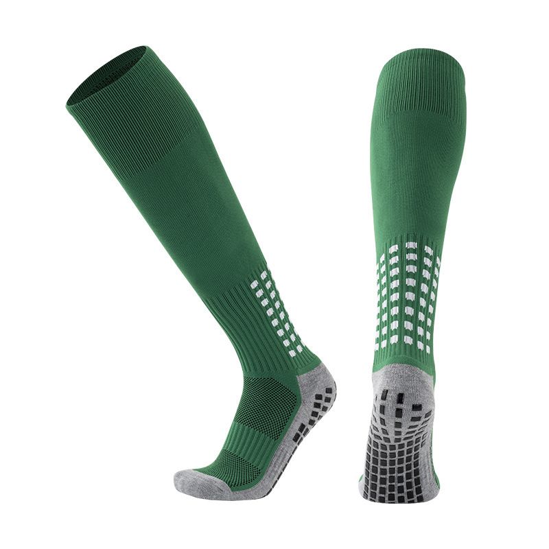 Football Socks Long Tube Thick Towel Bottom Sports Socks Adult Glue Non Slip Wear Resistant Breathable Outdoor Sports Socks_viptrois.com