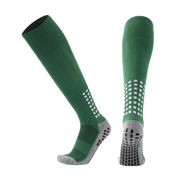 Football Socks Long Tube Thick Towel Bottom Sports Socks Adult Glue Non Slip Wear Resistant Breathable Outdoor Sports Socks_viptrois.com