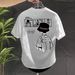 2025 Summer Printed Pure Cotton Half Casual High-end Men's Short Sleeved Tailcoat T-shirt, Trendy Brand Versatile Top T_viptrois.com