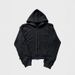Men's Clothing Autumn And Winter New Personalized Beaded Sweatshirt Couples Same Style High Street Hip Hop Style Hooded Cardigan Sweatshirt_viptrois.com