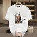 Men's Clothing New Spring And Summer Short Sleeved Bear T Shirt Men's Versatile Casual Heavyweight Brand Ins Bottoming Shirt T Shirt Top Short Sleeved_viptrois.com