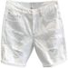 Men's Clothing Street Fashion White Ripped Denim Shorts Men's Casual Summer_viptrois.com