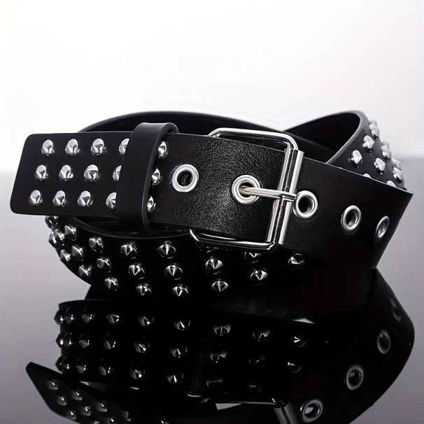New Style Personality Punk Rivet Decorated Pants Casual Fashion Trend Ladies Belt_viptrois.com