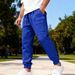 "Men's Waffle-Knit Relaxed Fit Cargo Pants – High Street & Streetwear Joggers With Breathable Polyester (S-XXXL,Multi-Pocket Design)"_viptrois.com