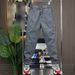 Autumn Casual Men's Pants Three Dimensional Cut Washed Versatile Comfortable Loose Fit Long Pants Korean Style Jogger Leg Cargo_viptrois.com