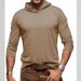 Loom European American Popular Long Sleeve Spring And Autumn Foreign Trade Cross-Border Men's Casual Solid Color_viptrois.com