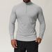 Men's Quick-Dry Zip-Up Long Sleeve T-Shirt For Running, Gym, Workout & Casual Wear – Breathable, Lightweight & Comfortable Activewear_viptrois.com