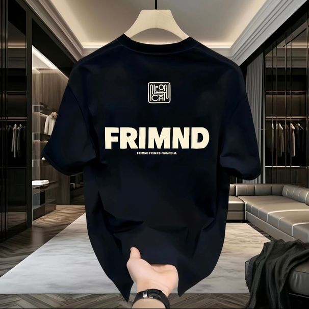 Men's Cotton Crew Neck T-Shirt - Soft Breathable Summer Tee, Classic Fit Casual Short Sleeve Top For Everyday Wear_viptrois.com