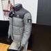 2025 Winter Warm Embroidered Couple Outdoor Thickened Puffer Men And Women Short Stand Collar Patchwork Cotton Jacket_viptrois.com