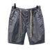 Men's Clothing Loose Casual Khaki Outer Wear Elastic Waist Stretch Denim Shorts_viptrois.com