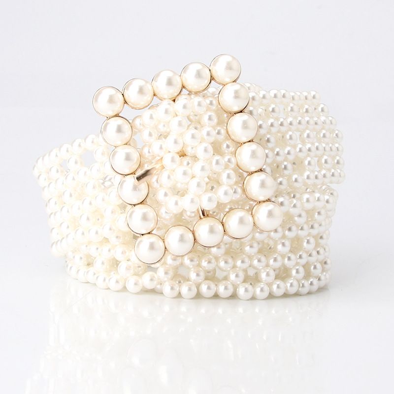 Beaded Dress Waist Chain Fashionable Elegant Simple Belt _viptrois.com