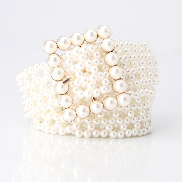 Beaded Dress Waist Chain Fashionable Elegant Simple Belt _viptrois.com