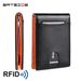 Men's Wallet Card Cases All Microfiber Leather RFID Anti Theft Wallet New Men's Carbon Fiber Plain Texture Dollar Wallet_viptrois.com