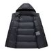 Men's Clothing 25 New Autumn And Winter High-quality Embroidered Chest Label Loose Detachable Hooded Warm Thickened Cotton Jacket_viptrois.com