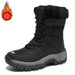 2022 New Ladies Snow Boots Winter Warm Boots Plus Velvet Padded Northeast Cotton Shoes Cross-border Large Size Women's Shoes_viptrois.com