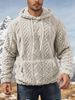 Premium Fleece-Lined Hoodie – Oversized Winter Pullover With Kangaroo Pocket (Heavyweight 400GSM, No-Logo Minimalism)_viptrois.com