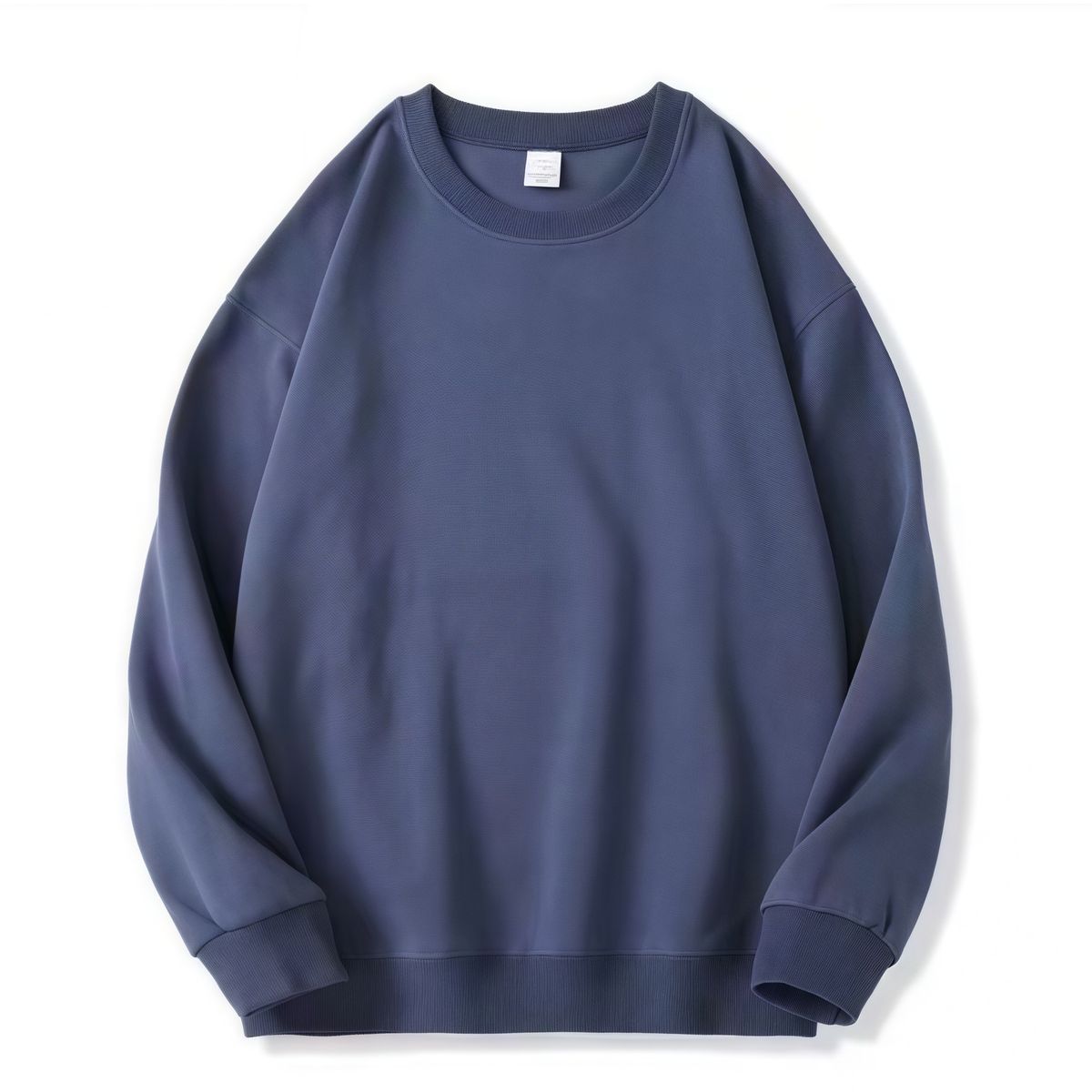 Pure Pure Heavyweight 320g Cotton For Men, Solid Color, Crew Neck, Drop Shoulder, Loose Fit, Long Sleeve, Autumn Men's Sweatshirt_viptrois.com