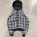 Reversible Zip-Up Hoodie - Streetwear Essential With Plaid & Stripes For Men & Women_viptrois.com
