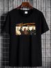 Status Quo T Shirt Large Black Tour Concert Oversized Rock N Roll Stylish Soft Versatile Summer Fashion Homme Designer Clothes Unisex Breathable_viptrois.com