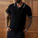Men's & Women's Relaxed Fit Short-Sleeve Knit Sweater (100% Viscose, Seagull Neckline, Breathable & Lightweight, Casual & Stylish, Machine Washable)_viptrois.com