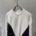 Pure American Style Men's Sweatshirt 2024 Autumn Winter New Round Neck Trendy Patchwork Pocket Long Sleeve T-Shirt Casual Top_viptrois.com