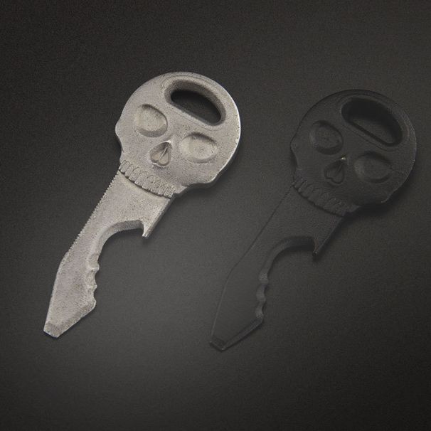 EDC Gadgets Multifunctional Portable Outdoor Ghost Head Key Slot Screw Bottle Opener Gift_viptrois.com