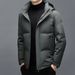 Men's Thick Detachable Hat Down Jacket, Winter New Style, Men's Middle-aged Business Casual Comfortable Warm Jacket_viptrois.com