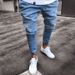 Men's Hot Fashion Light Blue Tight 2018 New Wish Europe Site_viptrois.com