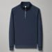 Men's Half-Zip Stand Collar Cotton Blend Pullover Sweatshirt - Casual Slim Fit Long Sleeve T-Shirt For Spring & Autumn_viptrois.com