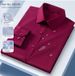 Men’s Waterproof & Stain-Resistant Dress Shirt Wrinkle-Free Stretch Long Sleeve Shirt For Business & Casual (S-4XL, Solid Colors, Machine Washable)_viptrois.com