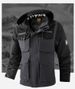 Men's Waterproof Hooded Parka Jacket - Windproof Outdoor Casual Coat With Multiple Pockets, Lightweight & Breathable For Spring/Autumn/Winter_viptrois.com