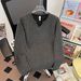 Men's Long Sleeve V-Neck Stripe T-Shirt - Loose Fit Casual Tee For Teens & Young Adults, Retro American Style_viptrois.com