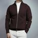 Men's Slim Fit Knit Cardigan Spring New Arrival Double Zipper Stand Collar Solid Color High End Comfortable Light Luxury Simple Outerwear_viptrois.com
