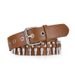 Bullet Head Unisex Wide Punk Style Fashion Trendy Personality Belt_viptrois.com