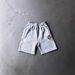 Men's Clothing Street Style Embroidered Badge Royal Grey Half Zip Stand Collar Sweatshirt Trendy Sweatpants Tracksuit_viptrois.com