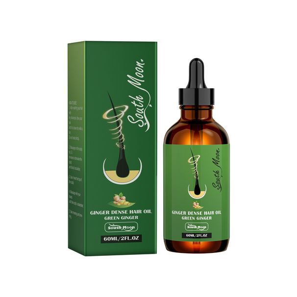 South Moon Ginger Hair Thickness Essential Oil repairs dry, damaged hair, prevents hair loss and strengthens hair._viptrois.com