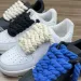 Bold Cotton Linen Twist Weave Shoelaces Solid Color Rope Shoes Laces Men Women Trendy Personality Kpop Sport Casual_viptrois.com