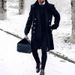 Loom Loom 2023 Independent Station In-Stock European And American Foreign Trade Double-Breasted Jacket Trench Men's Woolen Coat_viptrois.com