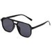 New Double-Beam Large Frame Unisex High-End Gradient For Big Faces Slimming Sun UV Protection Sunglasses_viptrois.com