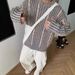 Men's Clothing New Winter American High Street Couple Knitted Sweater Trendy Brand Loose Sweater Jacket_viptrois.com