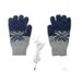 Heating Gloves Electric heating gloves 5-finger knitted jacquard touch screen thickened with fleece USB warm gloves for outdoor warmth_viptrois.com
