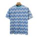 Men's Clothing Summer High End Cool And Stylish Color Block Four Leaf Clover Pure Cotton Short Sleeved T-Shirt Fashionable Round Neck Versatile Top_viptrois.com