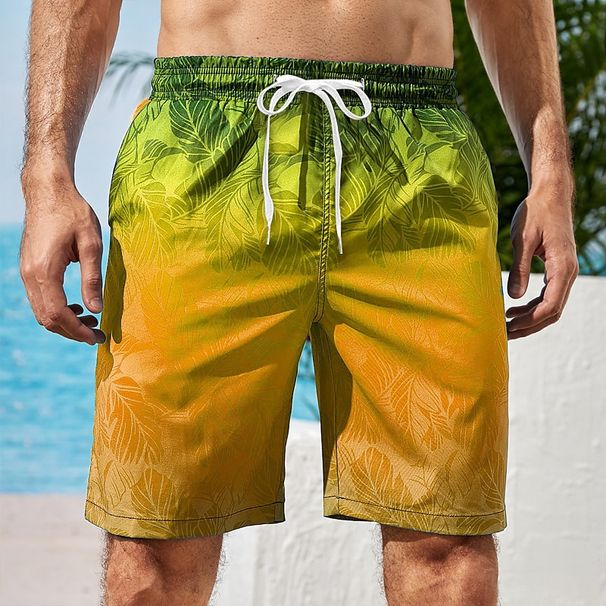 Men's Summer Shorts 3D Digital Print Gradient Design Casual Fashion Quick-Dry Lightweight Comfort Fit Multiple Colors_viptrois.com