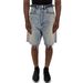Men's Clothing Women's Spring And Summer New Cat Whiskers Torn Trousers For Men And Womenskater Distressed Raw Edge Denim Shorts_viptrois.com