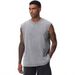 Men's Clothing Pure Cotton Batik Washed Sleeveless Vest Summer Waistcoat Retro Round Neck Heavy T Shirt_viptrois.com