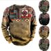 2026 Spring, Autumn And Winter European And American Unhooded Crew Neck Long Sleeve Printed Men's Sweater_viptrois.com